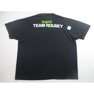 UFC Ronda Rousey The Ultimate Fighter T Shirt Mens XL Black Cotton SS MMA *READ*